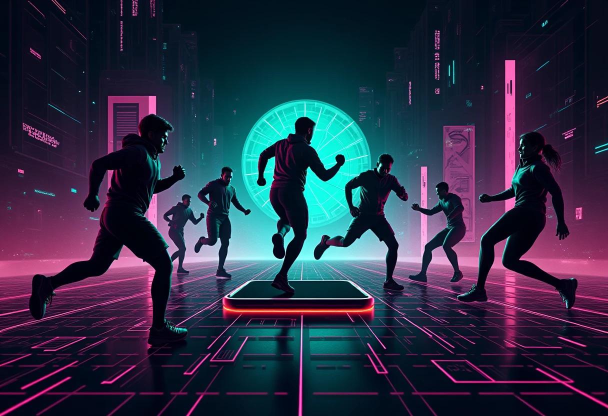 Athletic community app interface