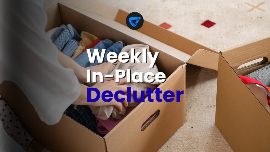Weekly Declutter-in-Place Routine